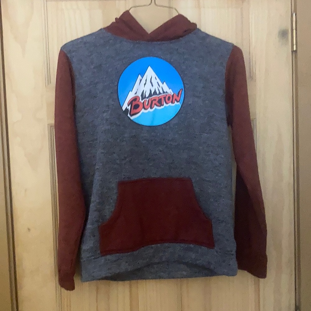 Size Large boys Burton hooded sweatshirt